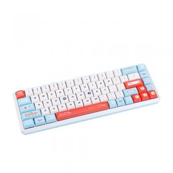 Darmoshar K7-Pro Gulf Racing Trio-mode Mechanical Keyboard