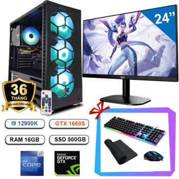 Full bộ PC Gaming Kaisa - I9 12900K/ Z690/ GTX1660SUPER