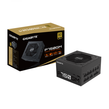 ( 750W ) Nguồn GIGABYTE P750GM - 80 Plus Gold - Full Modular