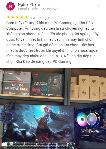 nhận xét của khách hàng