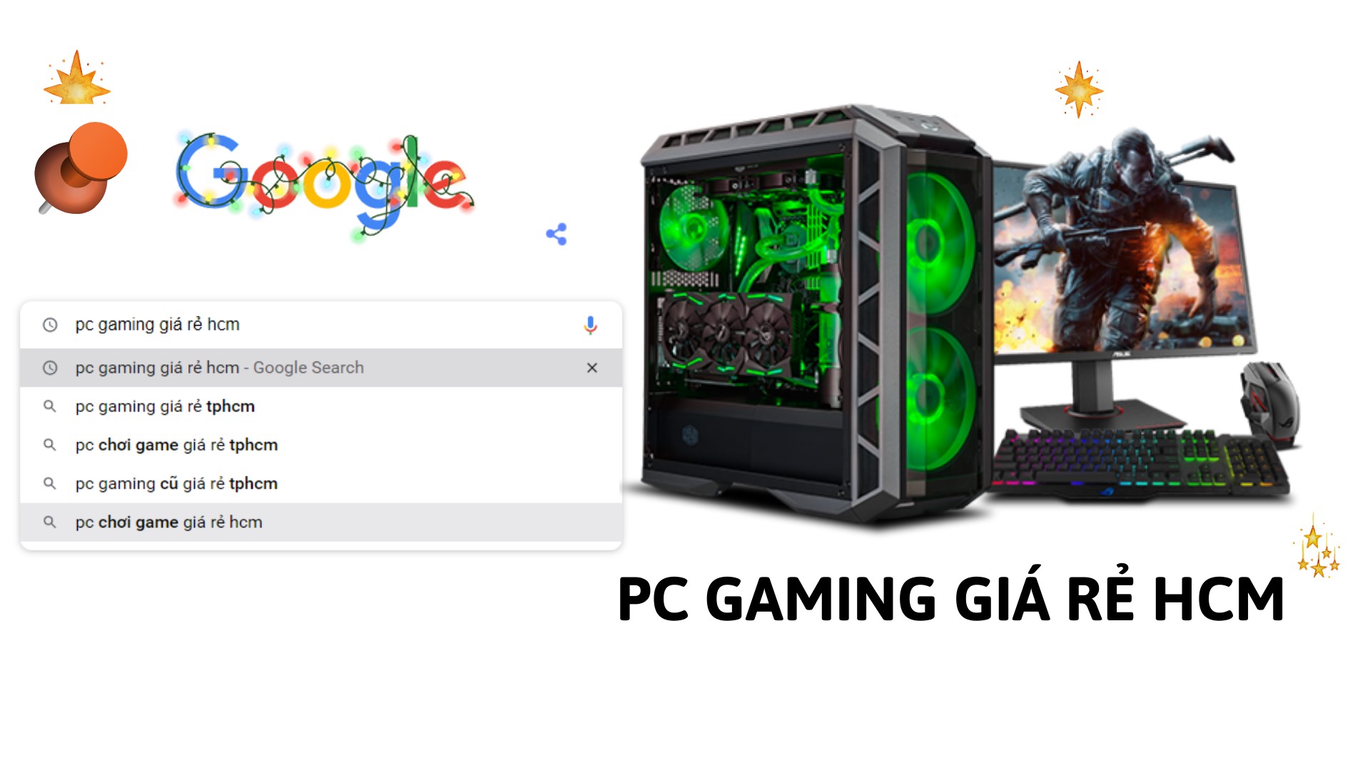 pc gaming giá rẻ hcm