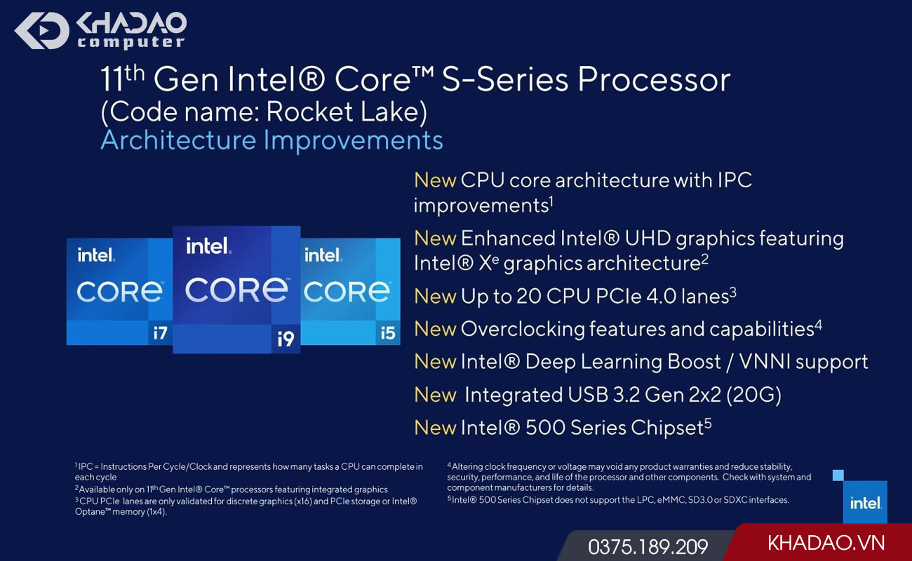 Tất tần tật về CPU Intel Rocket Lake thế hệ 11 sắp được ra mắt
